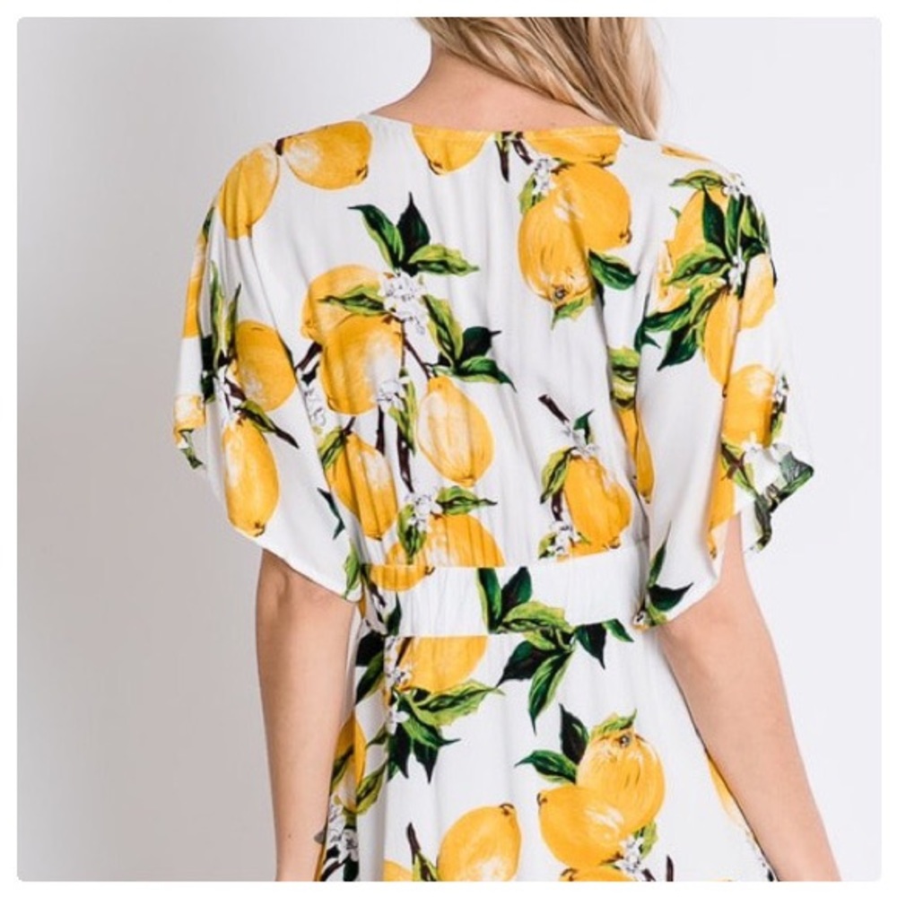 Delilah Loves Lemons Botanical Dress - Picture 5 of 8